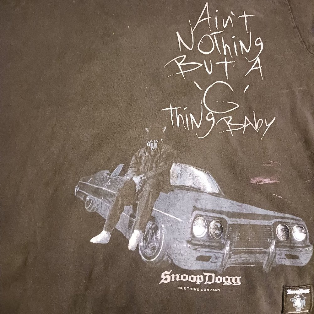 Snoop Dogg official clothing company shirt "Ain't nothing but a G thing, baby" S